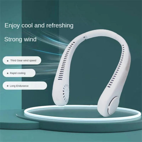 Portable Summer Air Cooling Neck Fan.